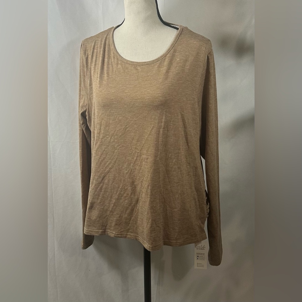 Cupshe Brown Long Sleeve Top - Picture 2 of 11